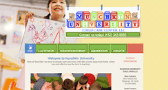 Desktop Screenshot of munchkinuniversitychildcare.com